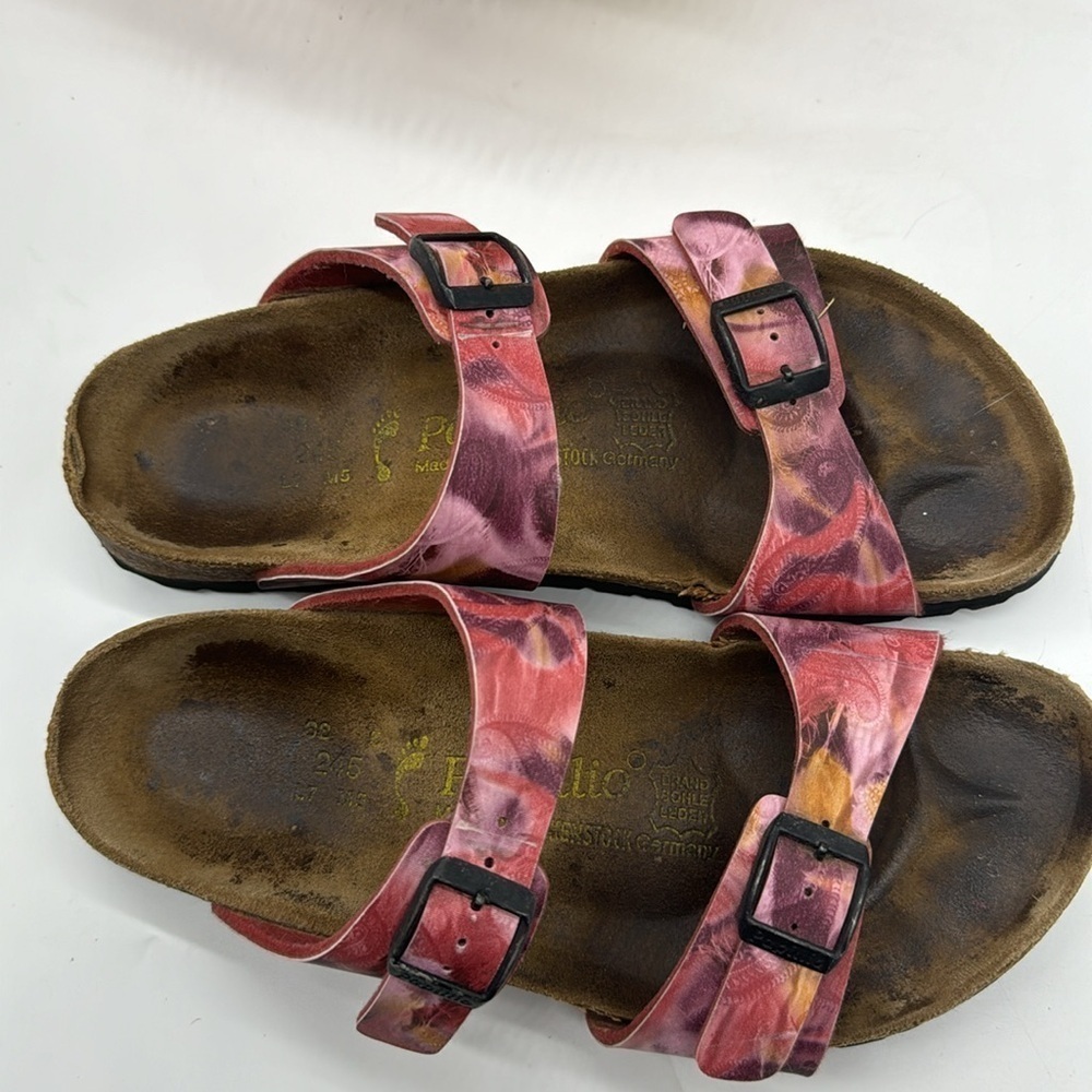 Birkenstock Papillio Pink Tie Dye Look Sandals Size 7 MCS6394J - Picture 9 of 9